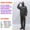 Conjunto de Impermeable y Pantalones de Lluvia para Adulto Dividido para Hombre Impermeable de Cuerpo Completo para Ciclismo Reflectante para Exterior Específico para Ciclista
