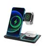 Suporte dobrável para carregador sem fio três em um Cross-border X455 para relógio de carregamento rápido sem fio Apple Huawei