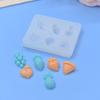 Produtos artesanais diy única fruta melancia morango abacaxi silicone bolo decoração decoração aromaterapia molde gesso