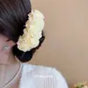 Nuevo Pasador de Flor de Tela, Suave y Elegante, Lujo Ligero, Pasador de Nicho y Versátil, Accesorio para el Cabello Exquisito y de Alta Gama para Mujeres