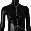 Amazon Nova Corrente de Corpo Simples Elegante Corrente de Pescoço com Círculo Moda Acessórios Versáteis Corrente de Corpo