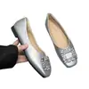 Tacones Altos de Ante Negro para Viajar para Mujer 2025 Otoño e Invierno Nuevos Punta Cuadrada Tacón Grueso Boca Baja Zapatos Profesionales con Pedrería para Mujer