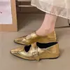 Zapatos de Salón de Punta Fina Estilo Retro Francés Bajos para Mujer 2026 Otoño Nueva Llegada Hebilla Única Temperamento para el Trabajo Mary Janes