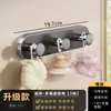 Gancho de porta com ventosa, montado na parede sem furar, forte capacidade de carga, para porta de entrada do quarto, gancho para pendurar roupas e bolsas, disponível para atacado