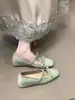 Zapatos de Mujer Mary Jane que Aumentan la Altura, Otoño 2026, Zapatos Planos Versátiles de Punta Cuadrada Suave y Tacón Bajo para Mujer con Doble Moño
