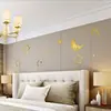 Pegatina de Pared Combinación Estrella Luna Planeta Acrílica Sala de Estar Dormitorio Habitación Infantil Pared Pared Autoadhesiva Creativa