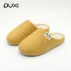 Puxi Cozy 2026 Nuevas Zapatillas Silenciosas para Mujer Hogar Cálidas de Algodón Suelo de Madera Suela Suave Estilo Pareja Hombre