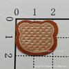Etiqueta Tecida Padrão Flor de Sobremesa Desenho Animado Etiqueta de Tecido Decoração Roupas Grampo de Cabelo Lenço Patch Material Decorativo Acessórios Varejo