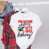 [Código Europeu Transfronteiriço] CANSEI de Ser Adulto Vamos Pescar Camiseta - Divertida