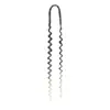 Peluca de Fieltro de Doble Extremo Estilo Europeo y Americano de 24 Pulgadas Trenzas de Ganchillo Hechas a Mano Extensiones de Cabello de Fibra Sintética de Baja Temperatura de un Solo Hilo Trenzas Profundas