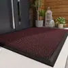 Felpudo de entrada de villa felpudo elástico para puerta principal del hogar alfombrilla antideslizante para pies alfombra para limpiar la suciedad de la entrada alfombrilla resistente a las manchas