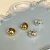 Pendientes Redondos Sencillos para Mujer, Estilo Coreano, Pinzas para Orejas Geométricas de Moda y Únicas, Pendientes de Diseño de Nicho de Moda