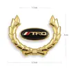 Pegatinas metálicas para coche logo de coche cubriendo arañazos pegatinas decorativas alas logo lateral pegatinas de logo de coche 3D tridimensional espiga de trigo metálica logo de coche