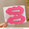 Clip de BB de Color Caramelo para el Cabello, Clip Simple de Nube Escarchada para Flequillo, Clip Lateral, Clips para Cabello Rebelde, Pasadores para la Parte Posterior de la Cabeza