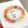 Nuevo popular pulsera de cuentas múltiples de cristal natural DIY cristal exquisito pulsera de cristal de alta gama suministro para transmisión en vivo