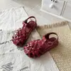 Sandalias para Niñas 2026 Verano Nuevo Estilo Sandalias Transpirables Trenzadas para Dedos de los Pies para Niñas, Zapatos Versátiles de Suela Suave