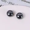 Brincos de Pérola Falsa Solta Meio Furo Cintura Alta Pão Cozido Concha Imitação Brilhante Alto Brilho 12mm Acessórios para Joias DIY Femininas Atacado