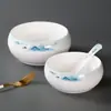 Xiangyuanmei Hot Pot Fatias Especiais da Cintura Tripa Peluda Intestino de Ganso Intestino de Pato Tigela Comercial Porcelana Imitação Tripa Tigela Grande Tigela Profunda Melamina Louça
