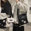 Bolsa de Ombro Masculina Nova Primavera 2022 Bolsa de Pano Casual Moderna Bolsa Pequena de Lona Feminina Bolsa da Moda