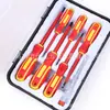 Chave de Fenda Isolada VDE Ferramenta Especial para Eletricista Conjunto Combinado Resistente a Alta Tensão Chave de Fenda Phillips Magnética