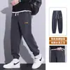 Nuevos Pantalones Deportivos de Pana Pesada para Hombre 2025, Corte Holgado, Casual, Patchwork, Engrosados, Estilo Jogger, Pantalones Largos para Otoño