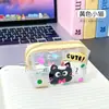Bolsa de Monedas Gatito Negro Estilo Ins Bolsa Transparente para Monedas Niños Bolsa para Llaves Monedas Cosméticos Cartera Mini Linda