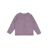 Ropa infantil Nuomi Wanzi, conjuntos a juego para padres e hijos, cárdigan de punto liso estilo coreano para niñas, chaqueta suéter para niños otoño 2026