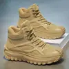 2026 Transfronterizo Tallas Grandes Modernos Hombres Exterior Caña Alta Antideslizante Ropa de Trabajo Casual Senderismo Montañismo Botas Martin Ligeras y Duraderas
