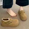Populares y versátiles zapatos Birkenstock de cobertura total que aumentan la altura para mujer, zapatos cómodos sin cordones, zapatos Birkenstock de suela gruesa, nuevo modelo primavera 2026