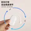 Luz noturna para estudar, luminária de clipe de leitura para dormitório estudantil, luminária de mesa de leitura sob a cama, iluminação portátil recarregável por USB para cabeceira