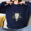 Sudadera de Cuello Redondo con Estampado de Cabeza de Vaca Talla Europea, Top de Moda para Venta al por Mayor en Temu, Amazon y Wish