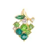 Nova Broche de Gotejamento de Óleo Transfronteiriço para Mulheres, Atacado de Nicho de Alta Qualidade, Broche Versátil para Terno, Broche da Série Insetos