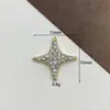Mini acessórios de liga com estrelas totalmente cravejadas de diamantes temperamento retrô joias DIY adereços de cabeça presilha de cabelo capa de celular materiais artesanais