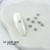 Pedras de Strass para Nail Art de Floco de Neve em Liga Metálica, Venda Quente Transfronteiriça, Bestseller de Inverno, Estilo 3D Versátil, Acessórios de Unha de Floco de Neve Dourados e Prateados