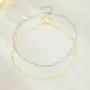 Collar Suave Italiano Plata S925 Patrón de Ola Versátil Diario para Mujer Cadena para Todas las Estaciones