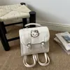 Mochila Estilo Universitario Casual Estilo Coreano Transfronteriza 2026 Nuevo Modelo Bolso de Mano Bolso de Hombro Bolsa Cuadrada Linda para Niña Gran Capacidad