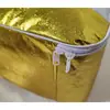 Bolsa de embalaje para sudario Bolsa para sudario mediana de siete piezas bolsa de embalaje de cuadros rojos fábrica mayorista suministros funerarios al por mayor