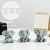 Tendencias Transfronterizas Tres Tipos de Velas con Aroma a Elefante, Moldes de Silicona de Yeso, Decoraciones de Escritorio Estilo Ins, Piedras Difusoras de Aroma, Paquete Familiar