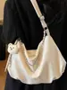 Bolsa de Moda com Aparência Sofisticada Feminina 2025 Nova Bolsa de Ombro Grande Capacidade Bolsa Transversal Fashion Bolsa Dumpling para o Dia a Dia