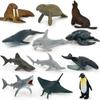 Juguetes de educación temprana para niños, dinosaurio, animal marino, mesa de arena, escena, ciencia y educación, modelo cognitivo, emparejamiento, tarjeta de aprendizaje de conocimientos