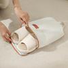 Juego de cinco piezas de almacenamiento de viaje Taslan de bolsa para ropa interior con cordón. Set de almacenamiento de viaje conveniente para maleta. Bolsa impermeable