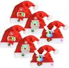 Decoraciones navideñas para adultos directas de fábrica dibujos animados regalo sombrero de Navidad Navidad niños sombrero de Navidad al por mayor