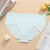 Nuevas Bragas Sin Costuras de Seda Hielo Fina para Mujer, Cintura Media, Color Sólido, Transpirables, de Secado Rápido, Levanta Glúteos, Estilo Sexy para Mujeres Jóvenes