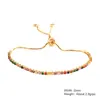 P20 pulseira marca de moda pulseira romântica doce zircônia colorida moda europeia e americana cor diamante estilo étnico