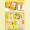 Set de Papelería de Patito Amarillo Caja de Regalo Paquete de Regalo de Papelería para Escuela Primaria Regalo de Cumpleaños Pequeño Regalo Recompensa para Estudiantes Caja Sorpresa