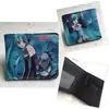 Cartera de Miku Hatsune Periférica Miku Hatsune Miku Anime Portatarjetas de Estudiante Bidimensional Billetera para Monedas Cartera para Hombres y Mujeres Cartera