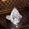 Tilianni Venda Quente Transfronteiriça Moda Luxo Leve Pedra Preciosa Anel Feminino Anel de Dedo Exquisito de Alta Qualidade Joias de Casamento e Noivado