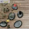 Asiento de Ocio GRC Silla de Ocio de Fibra de Vidrio para Centro Comercial Hermoso Taburete de Piedra de Río Imitación Cemento para Exteriores Personalización