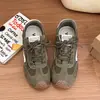 Nuevas zapatillas de estudiante con bloques de color ins2026, zapatos casuales de moda para mujer, versión coreana de primavera y otoño, zapatillas deportivas de correr de gamuza