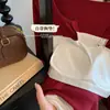 Camiseta de Manga Larga Falsa de Dos Piezas con Costuras de Contraste para Otoño e Invierno, Mujer, Cuello en V, Ajustada, Diseño de Nicho, Top Base con Almohadilla en el Pecho